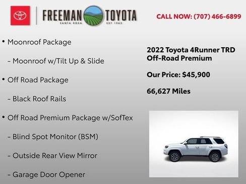 Used 2022 Toyota 4Runner TRD Off-Road Premium w/ Moonroof Package AWD/4WD image 5