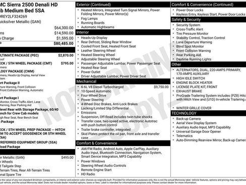 Used 2020 GMC Sierra 2500 Denali w/ Denali Ultimate Package image 9