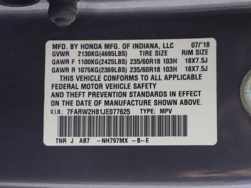 Used 2018 Honda CR-V EX-L image 54