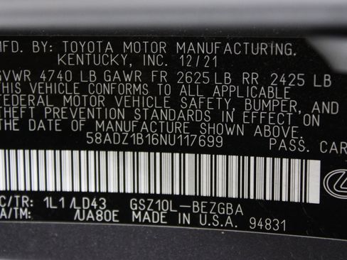 Used 2022 Lexus ES 350 w/ Premium Package FWD image 42