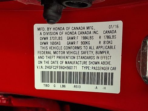 Used 2016 Honda Civic LX image 27