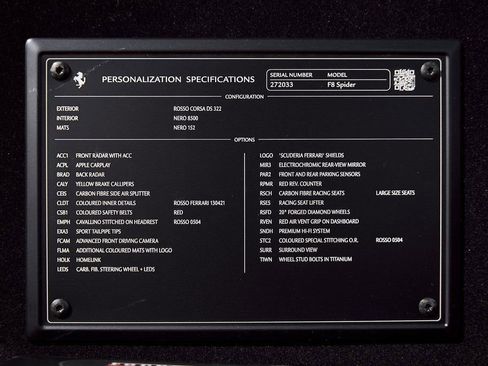 Used 2022 Ferrari F8 Tributo RWD image 24