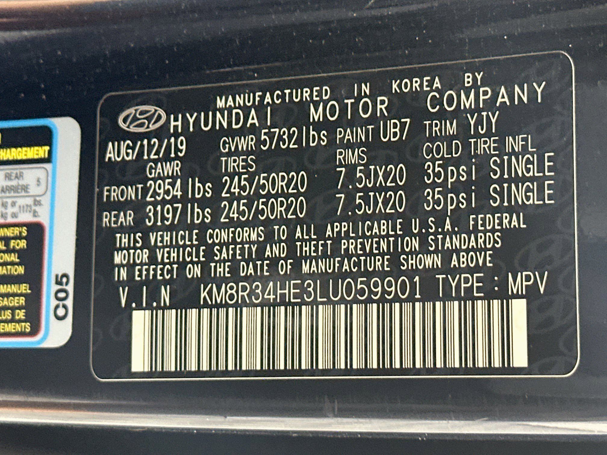 Used 2020 Hyundai Palisade SEL w/ Convenience Package FWD image 12