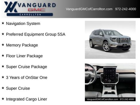 New 2026 GMC Acadia Denali w/ Super Cruise Package FWD image 6