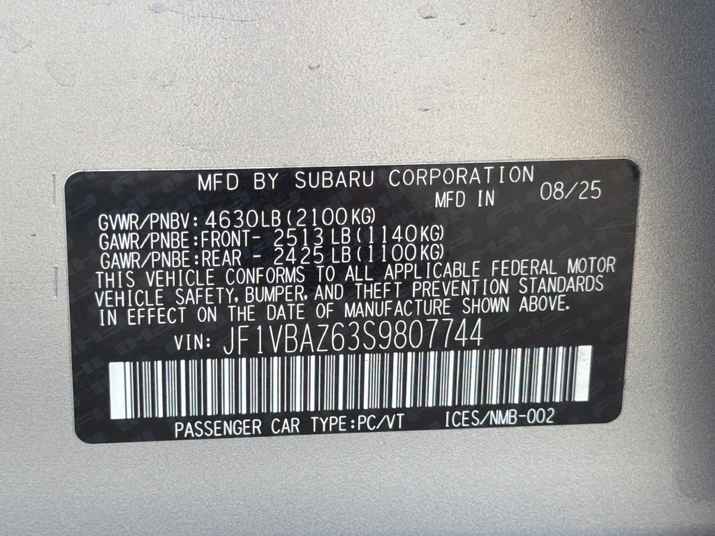 Used 2025 Subaru WRX tS w/ Popular Package #1A AWD/4WD image 29