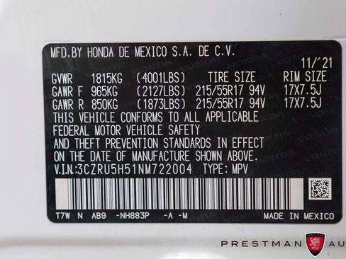 Used 2022 Honda HR-V EX image 39