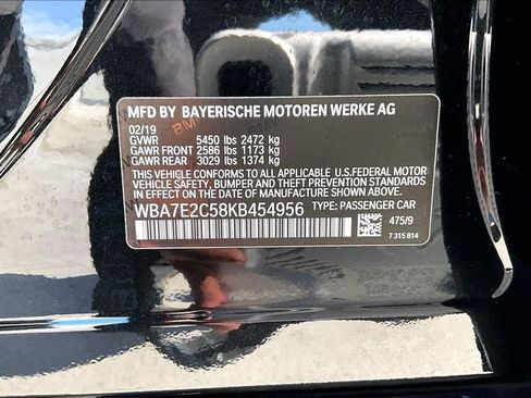 Used 2019 BMW 740i w/ M Sport Package image 17