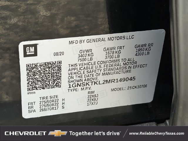 Used 2021 Chevrolet Tahoe High Country w/ Premium Package AWD/4WD image 43