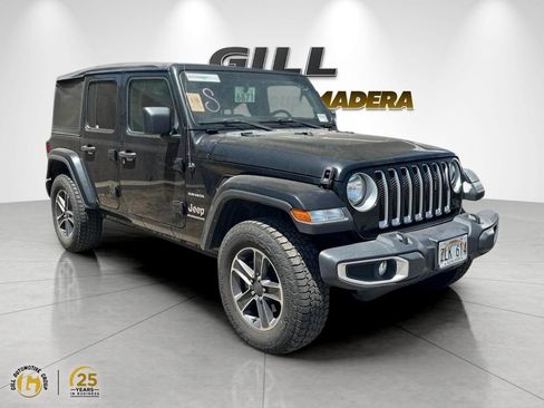 Used 2023 Jeep Wrangler Unlimited Sahara w/ Cold Weather Group AWD/4WD image 1