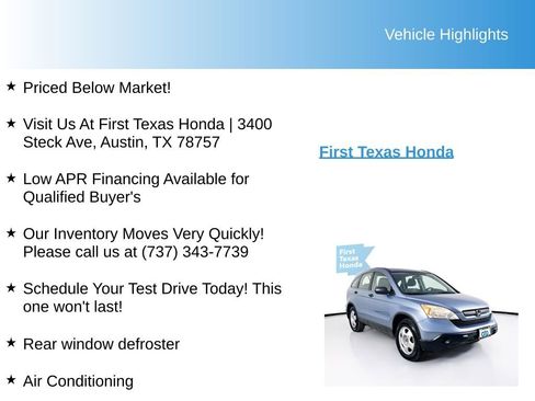 Used 2007 Honda CR-V LX image 9