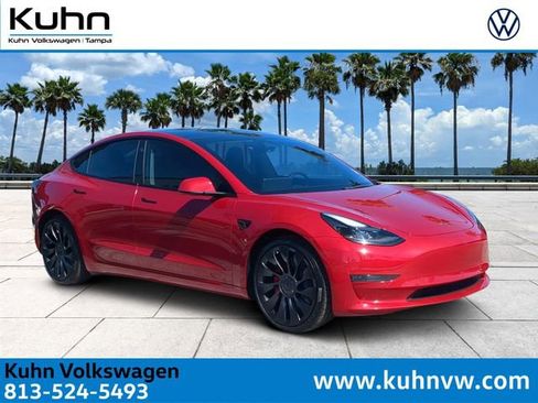 Used 2022 Tesla Model 3 Performance AWD/4WD image 1