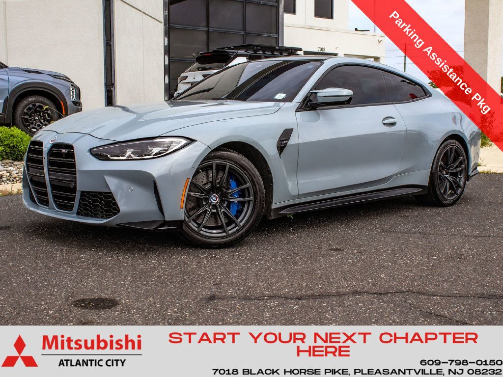 Used 2023 BMW M4 Coupe w/ Parking Assistance Package RWD image 1