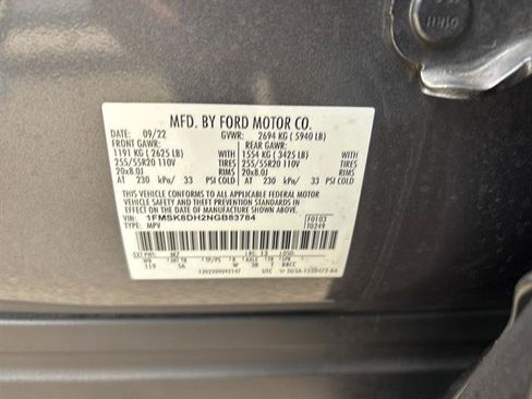 Certified 2022 Ford Explorer XLT w/ Equipment Group 202A AWD/4WD image 21