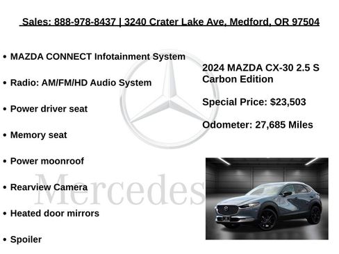 Used 2024 MAZDA CX-30 AWD 2.5 S w/ Preferred Package image 5