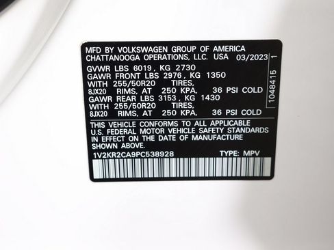 Used 2023 Volkswagen Atlas SE w/ Panoramic Sunroof Package AWD/4WD image 58