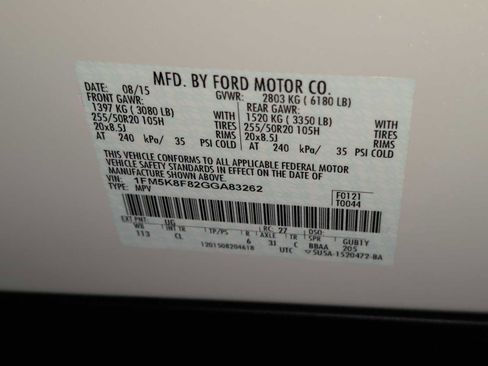 Used 2016 Ford Explorer Limited w/ Equipment Group 301A image 34