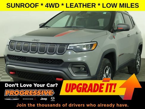 Used 2022 Jeep Compass Trailhawk w/ Trailhawk Elite Group AWD/4WD image 1