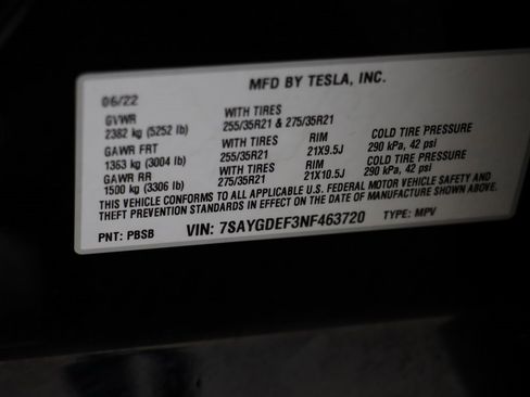 Used 2022 Tesla Model Y Performance image 23