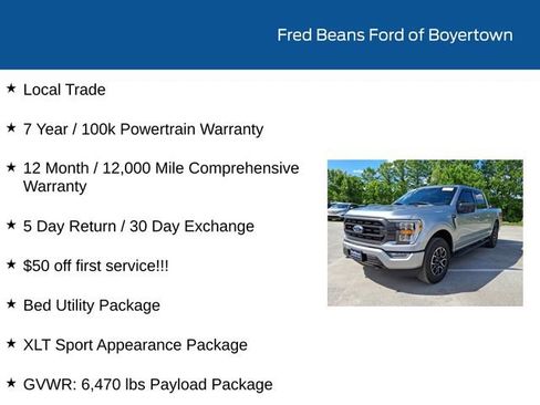Certified 2023 Ford F150 XLT w/ Equipment Group 302A High AWD/4WD image 6