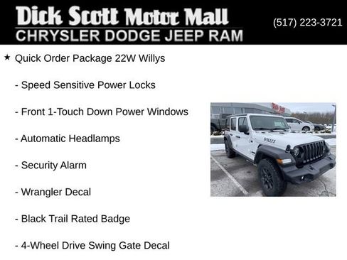 Used 2020 Jeep Wrangler Unlimited Willys image 5