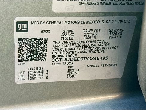 Used 2023 GMC Sierra 1500 SLT w/ X31 Off-Road Package image 33