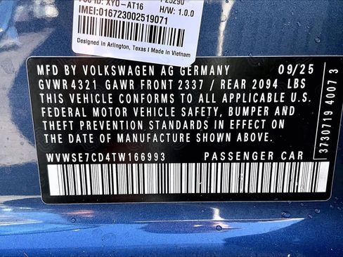 New 2026 Volkswagen GTI SE image 18