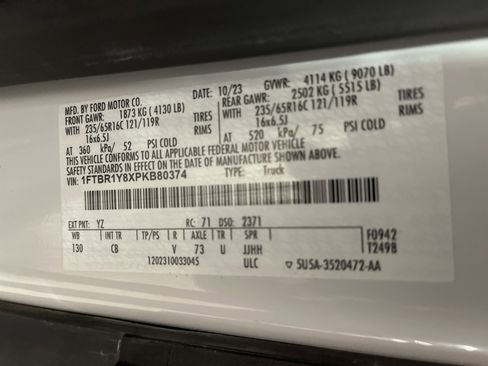 Used 2023 Ford Transit 250 w/ Exterior Upgrade Package image 24