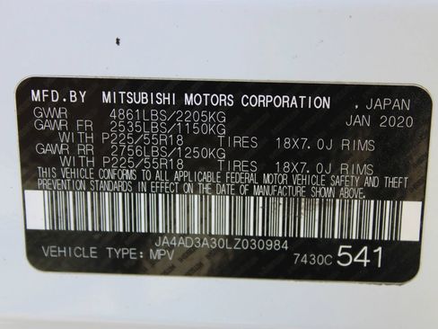 Used 2020 Mitsubishi Outlander SEL FWD image 9
