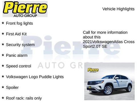 Used 2021 Volkswagen Atlas Cross Sport SE w/ Panoramic Sunroof Package FWD image 23