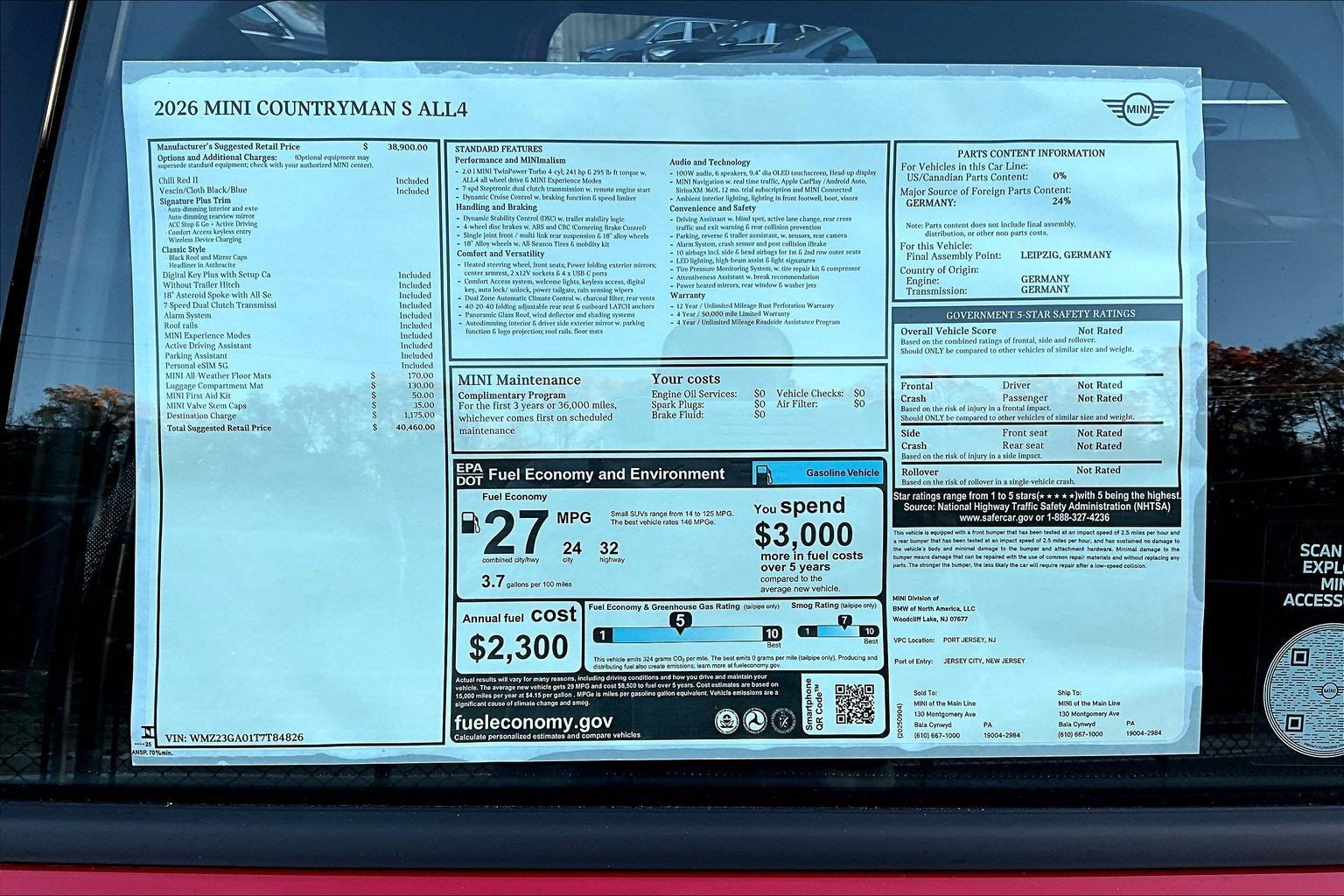 Used 2026 MINI Cooper Countryman S AWD/4WD image 14