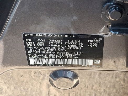 Used 2020 Honda HR-V EX-L image 27