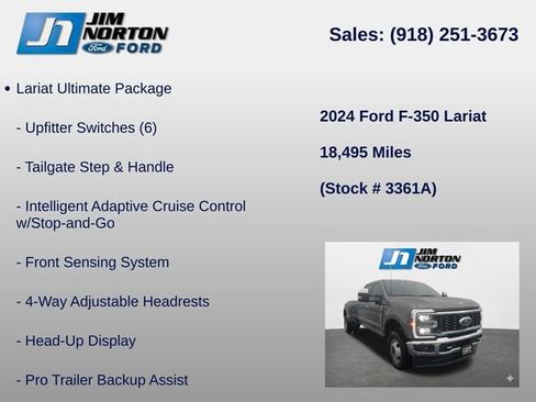 Used 2024 Ford F350 Lariat w/ Lariat Ultimate Package AWD/4WD image 14
