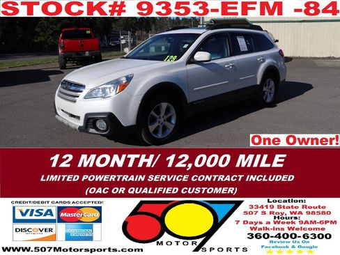 Used 2014 Subaru Outback 2.5i Limited image 2