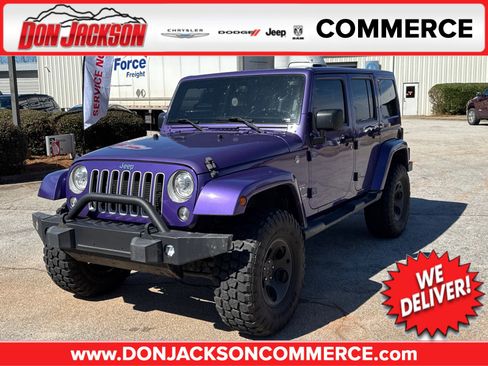Used 2017 Jeep Wrangler Unlimited Sahara w/ Max Tow Package image 1
