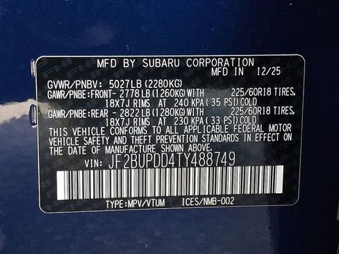 New 2026 Subaru Outback Limited image 17