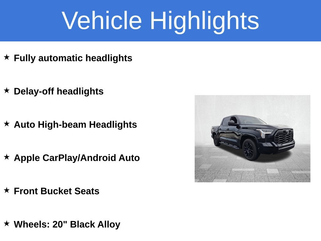 Used 2024 Toyota Tundra SR5 w/ TRD Sport Package AWD/4WD image 4