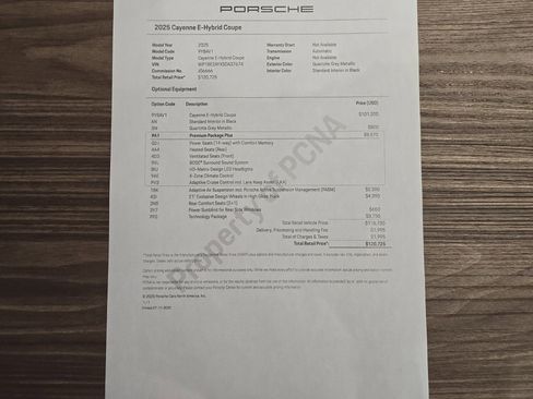 New 2025 Porsche Cayenne E-Hybrid image 31