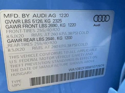 Used 2021 Audi Q3 2.0T Premium w/ Convenience Package AWD/4WD image 36