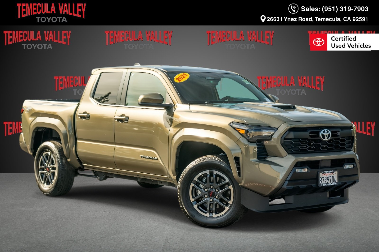 Certified 2025 Toyota Tacoma TRD Sport AWD/4WD image 1