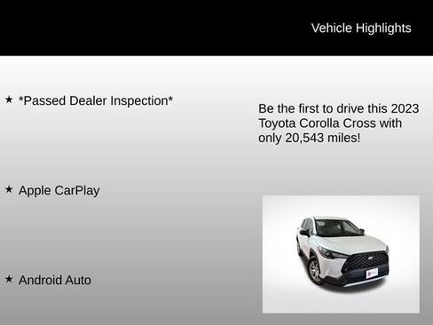 Certified 2023 Toyota Corolla Cross L AWD/4WD image 6