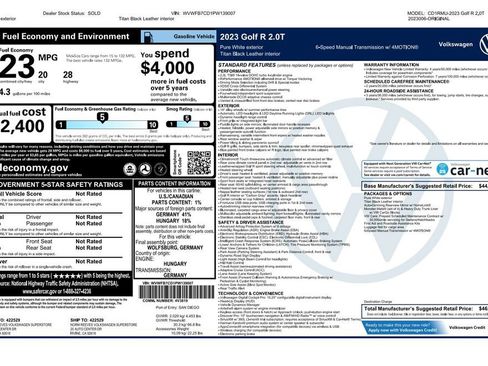 Used 2023 Volkswagen Golf R 2.0T image 4
