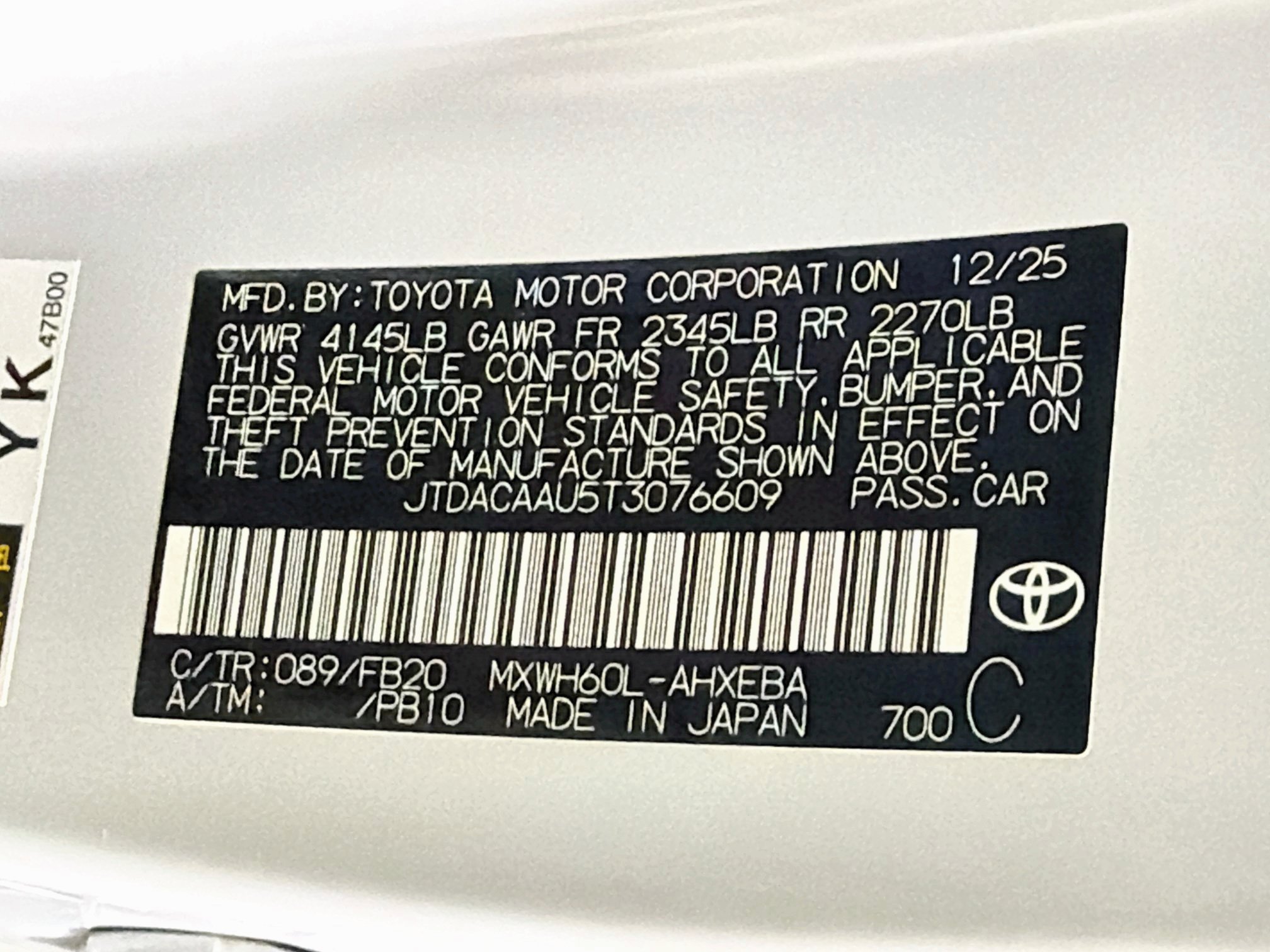 Used 2026 Toyota Prius LE FWD image 12