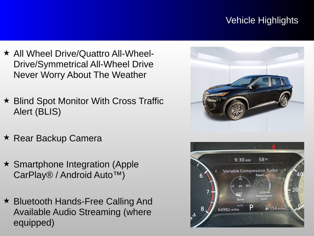Used 2024 Nissan Rogue S AWD/4WD image 4