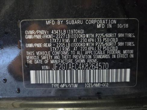 Used 2019 Subaru Crosstrek 2.0i Premium w/ Eyesight System AWD/4WD image 22
