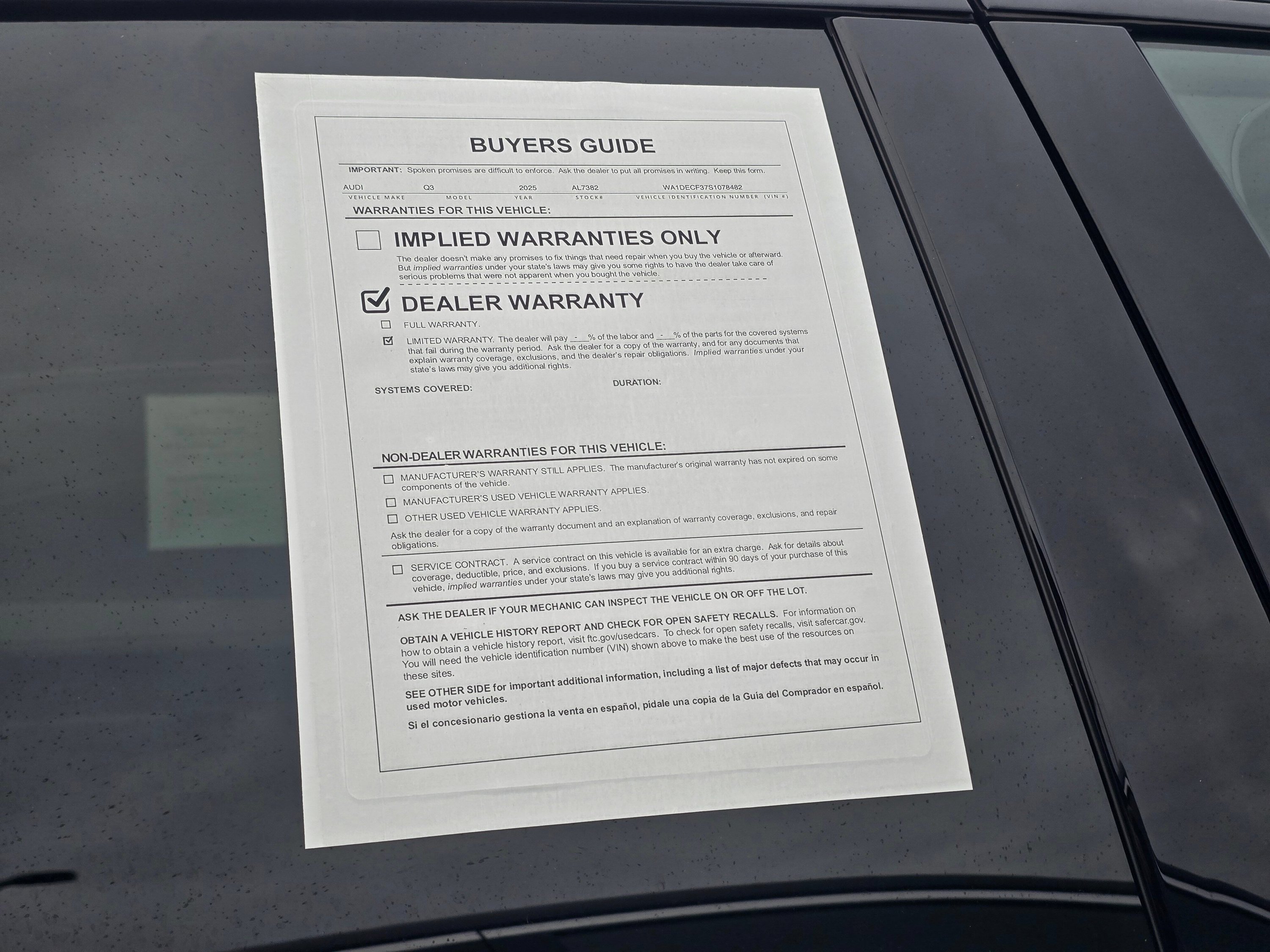 Certified 2025 Audi Q3 2.0T Premium AWD/4WD image 2
