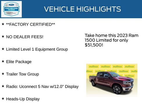 Used 2023 RAM 1500 Limited AWD/4WD image 12
