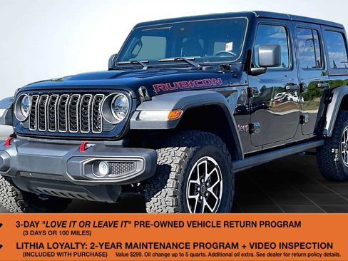 Used 2025 Jeep Wrangler Unlimited Rubicon w/ Convenience Group AWD/4WD image 1
