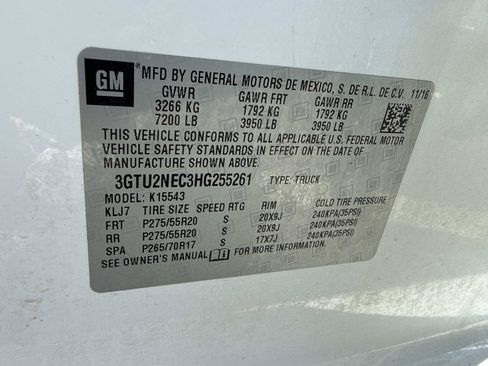 Used 2017 GMC Sierra 1500 SLT AWD/4WD image 34