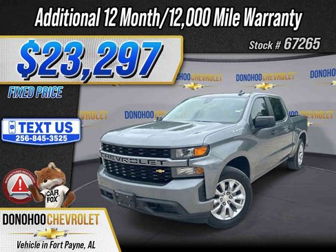 Used 2021 Chevrolet Silverado 1500 Custom w/ Safety Confidence Package RWD image 1
