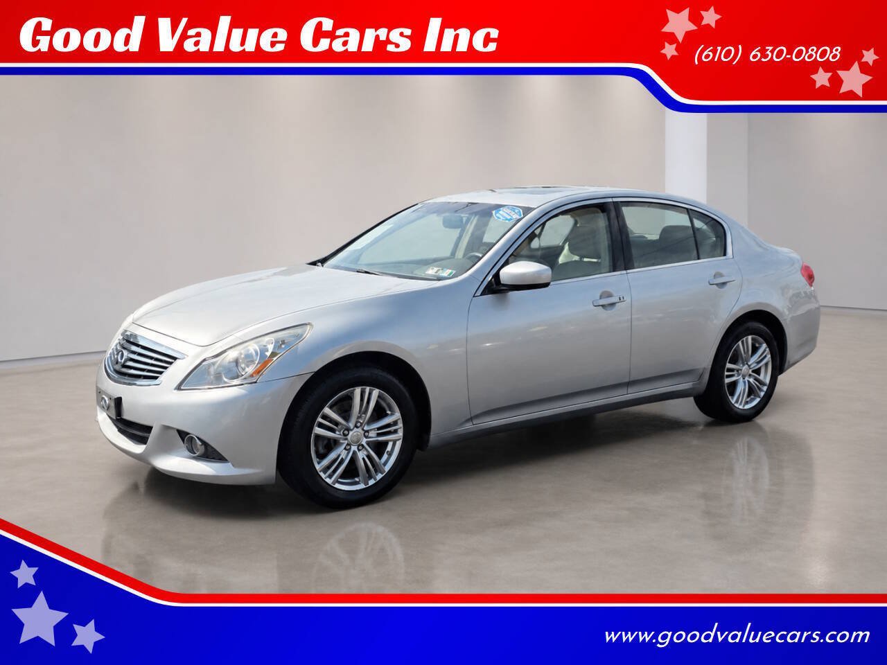 Used 2013 INFINITI G37 x Sedan w/ Premium Pkg AWD/4WD image 1